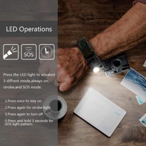 tactical bracelet led options