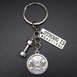 Motivational Fitness Keychain